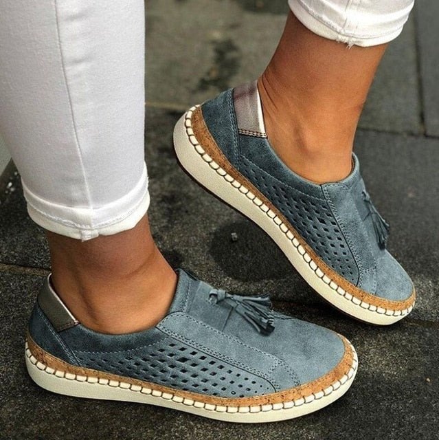 Hand-stitched Breathable Hollow-Out Women's Sneaker image 14