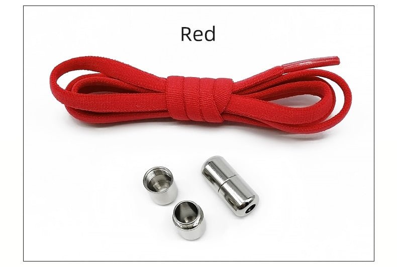 Elastic No Tie Semicircle Metal Lock Shoe Laces For Kids and Adult Sneakers and All Shoes image 8