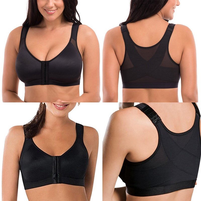 5XL Posture Corrector Lift Up Bra Women New Cross Back Bra Breathable Underwear Shockproof Sports Support Fitness Vest Bras image 17