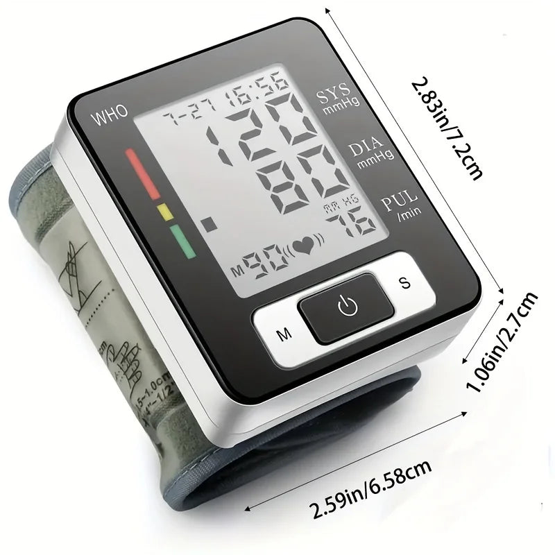Digital Wrist Blood Pressure Monitor ‚Äì Automatic Sphygmomanometer for Home Health Tracking image 2