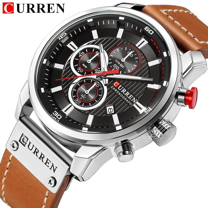 Top Brand Luxury Chronograph Quartz Watch image 16