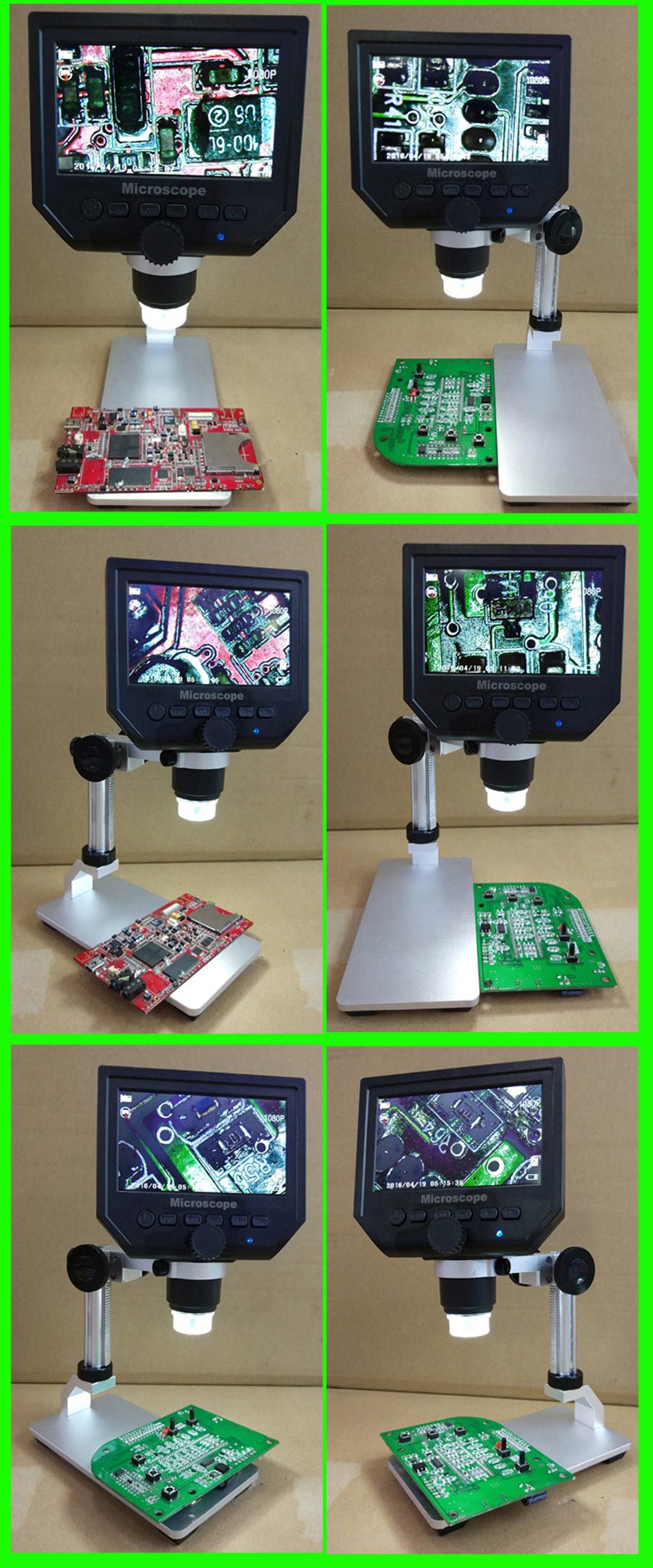 600X Digital Electronic Video Soldering Microscope image 5