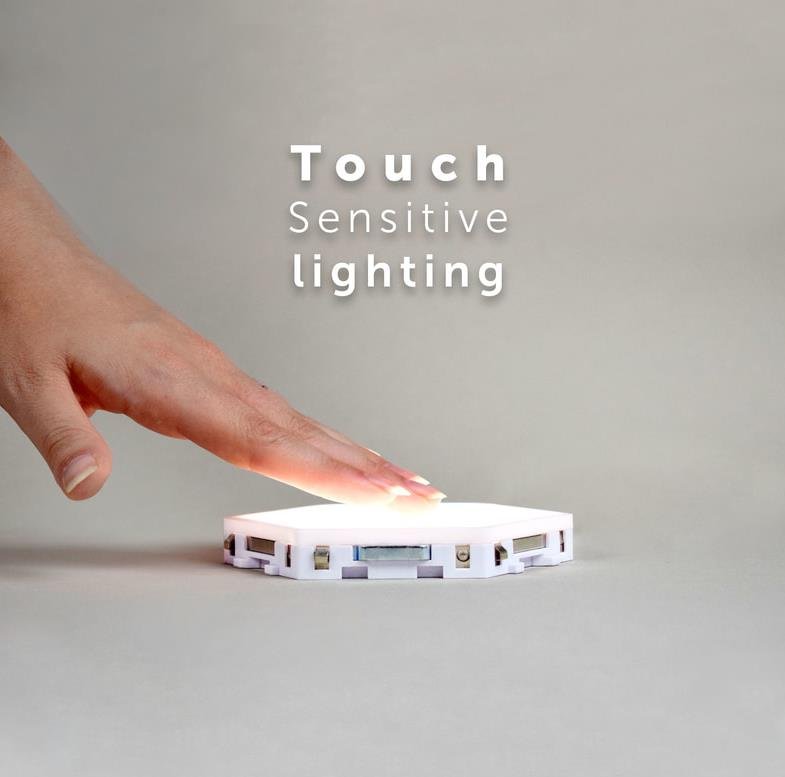 Quantum LED Hexagonal Lamps | Touch Sensitive Modular Wall Decoration Lighting System image 11
