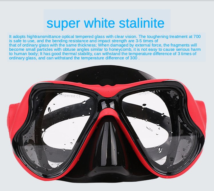 Diving Snorkeling Anti-fog swimming Goggles Camera Tube Mask Set image 32