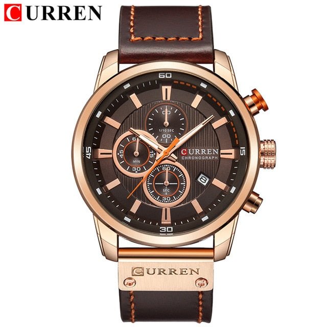Top Brand Luxury Chronograph Quartz Watch image 13
