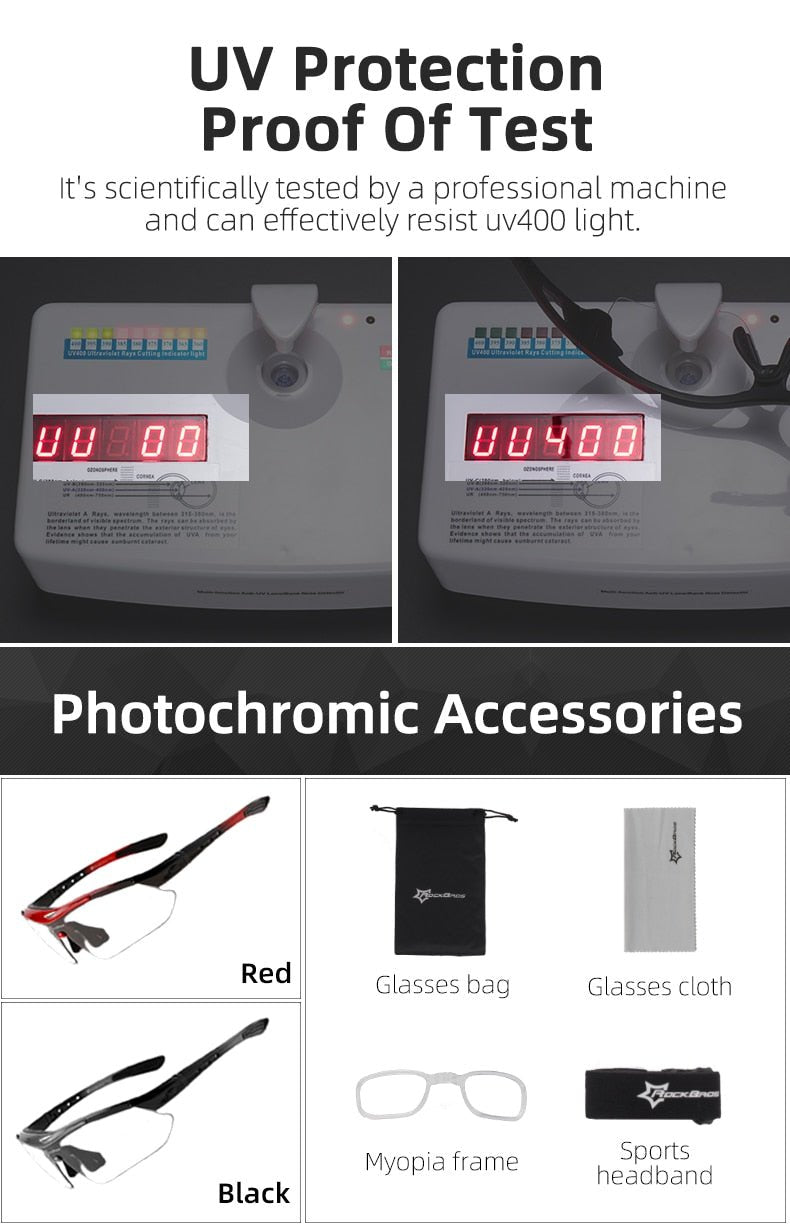 RockBros Polarized Cycling SunGlasses image 26