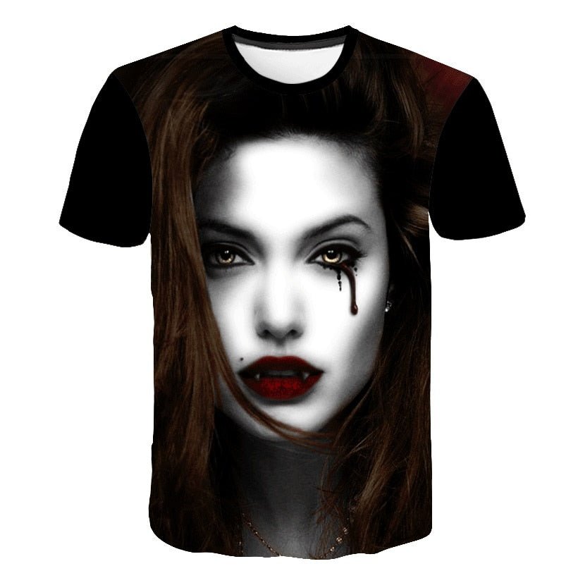 New Novelty 3D Printed Kids Compression Tee-shirt image 39