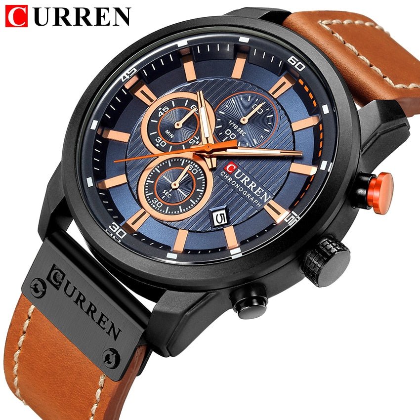Top Brand Luxury Chronograph Quartz Watch image 9