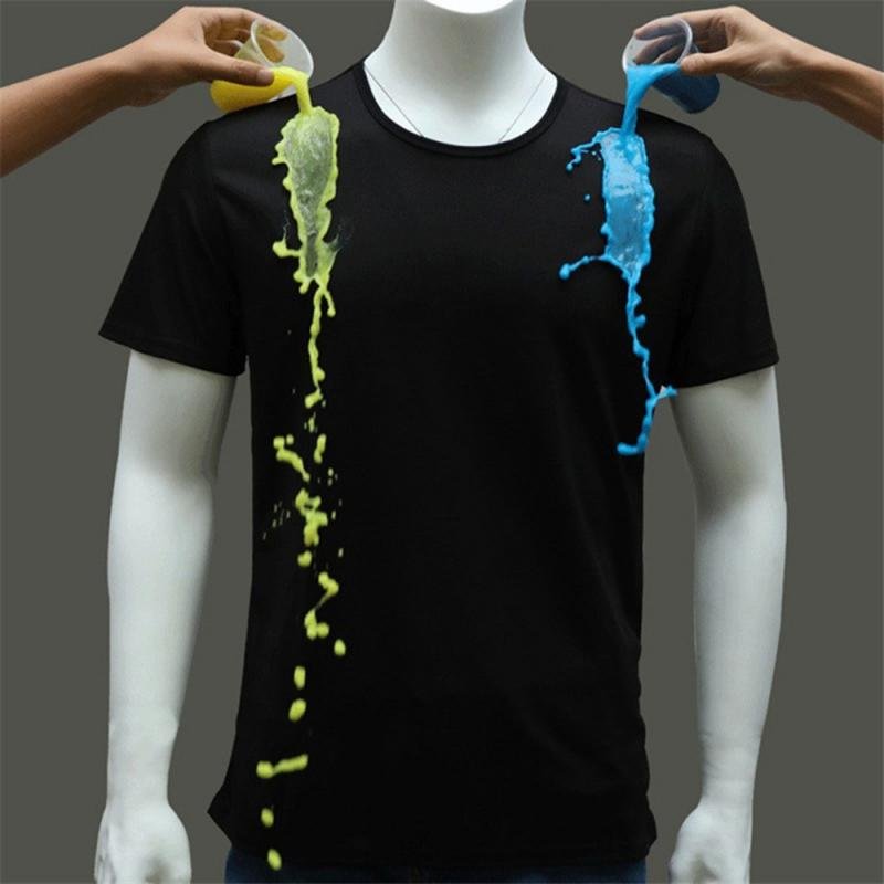 Hydrophobic Stain Proof Waterproof Tee-Shirt for Men image 10