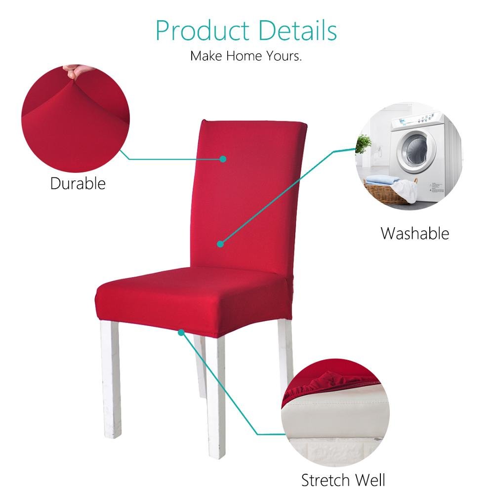 Spandex Desk Chair Seat Slipcovers image 12