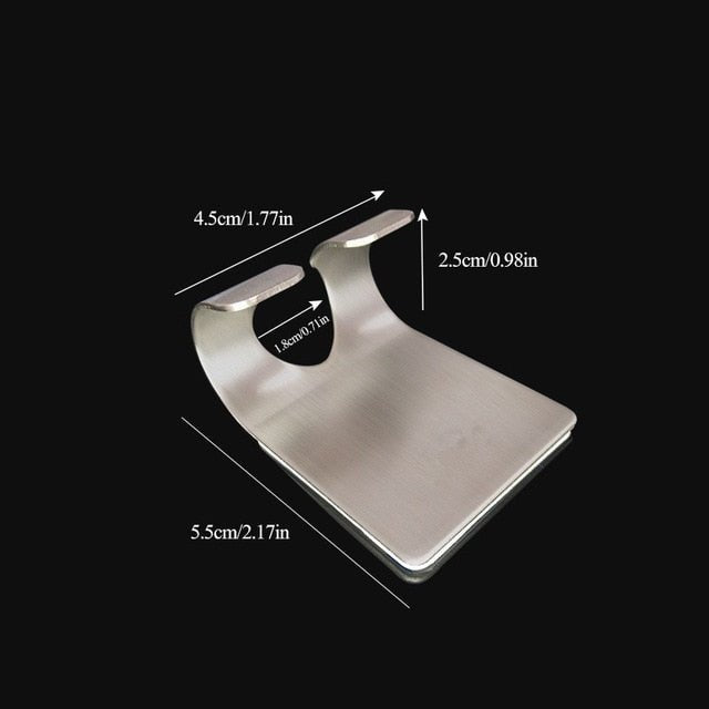 Pongee Beard Shave Apron Bib Trimmer and Razor Holder Rack image 3