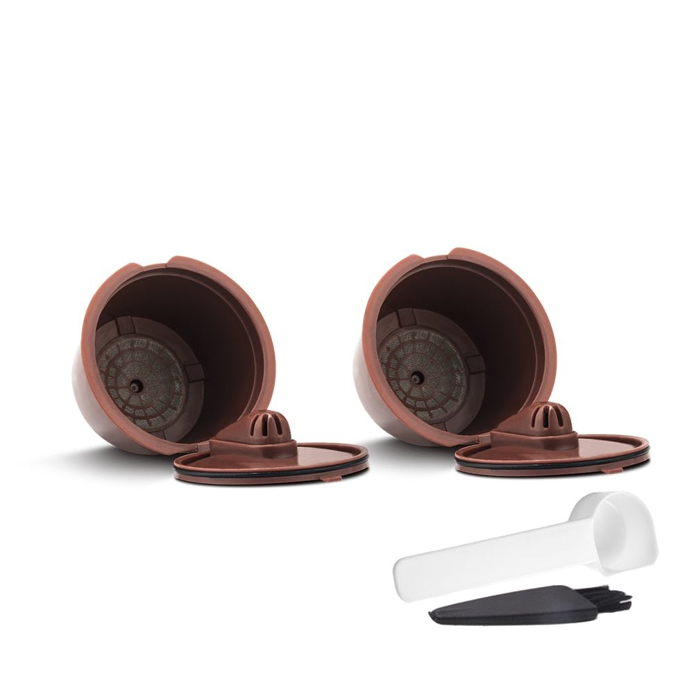 icafilas Reusable Dolce Gusto Capsule Silicone Cover Dolci Gusto Coffee Machine Refillable STAINLESS STEEL Plastic Coffee Pod - plastice 1 image