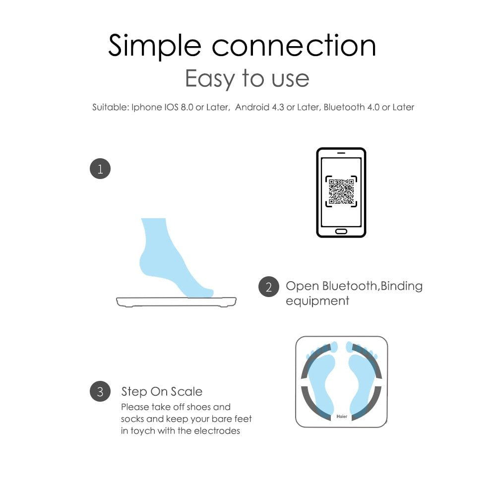 Smart Digital Bluetooth Body Weight Bathroom Floor Scale image 21