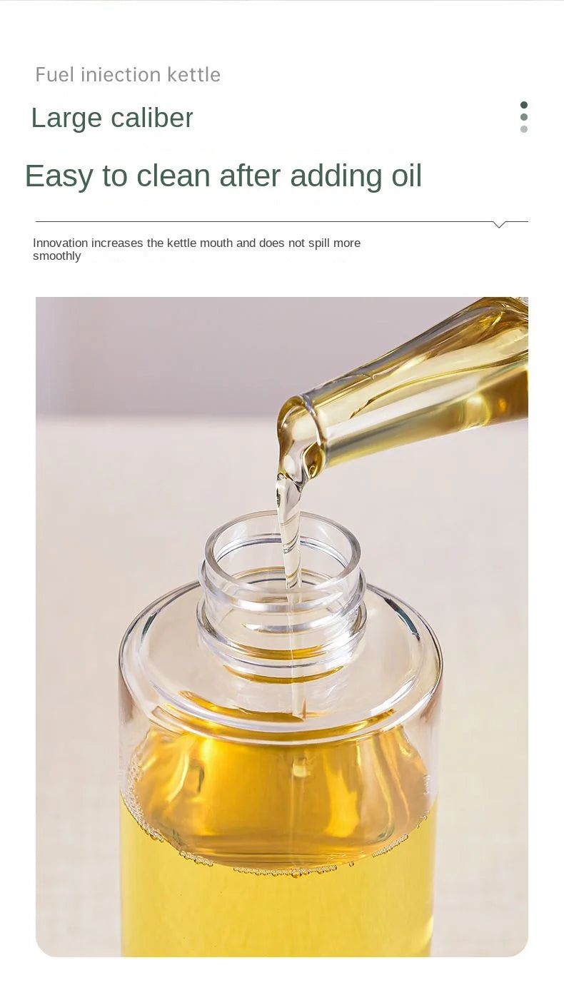 Oil Spray Bottle ‚Äì 200/300/500 ML Edible Olive Oil Spray Pot for Kitchen, Air Fryer, and Household Use image 24