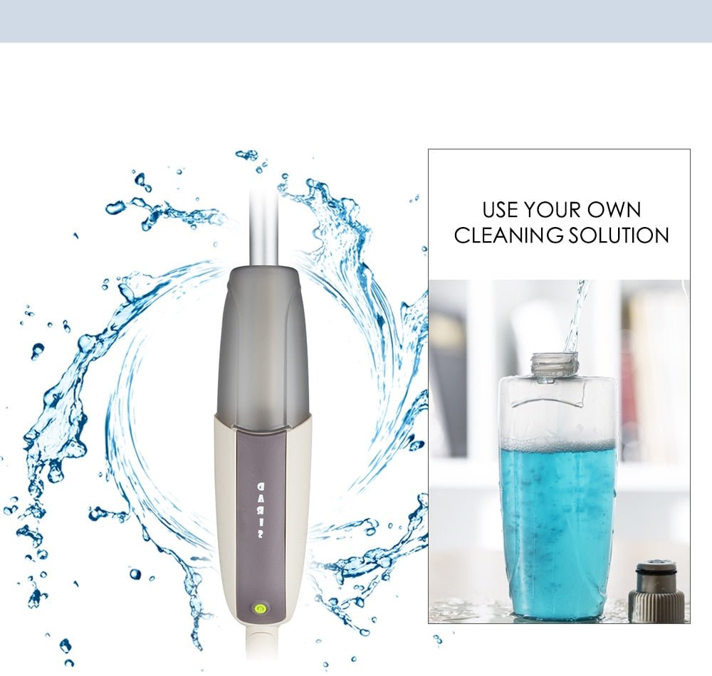 Spray Floor Mop with Reusable Microfiber Pads image 6