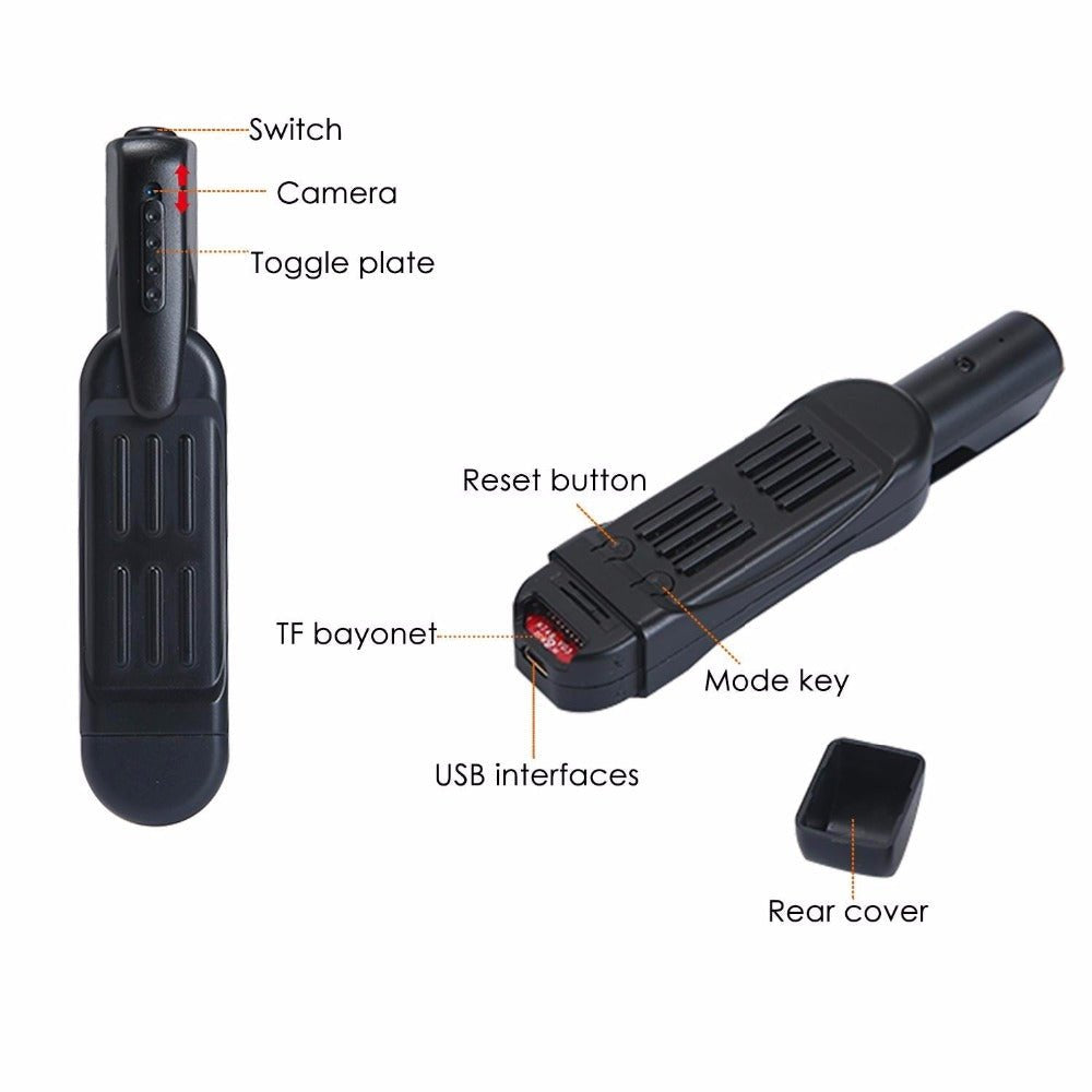 Full HD 1080P Mini Wearable Secret Camera Pen Camera with Support 32GB Card image 6