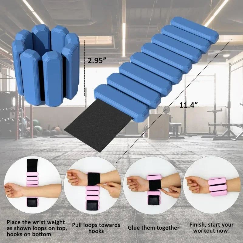 Weighted Bracelets for Yoga & Fitness – Adjustable Wrist & Ankle Weights for Enhanced Workouts image 5