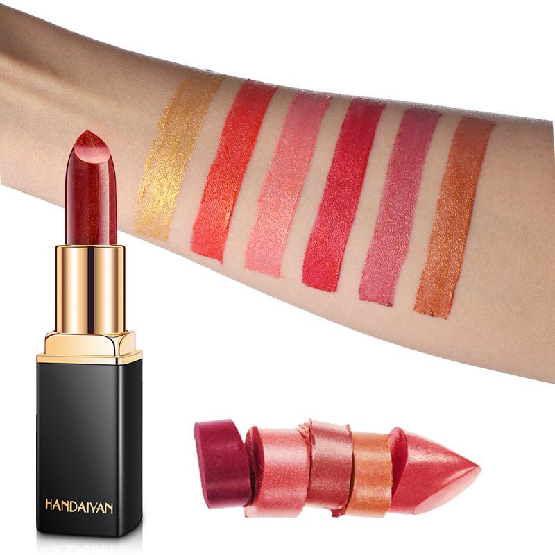 Classy and Professional Waterproof Shimmer Long Lasting Pigment Lipstick Makeup image 15