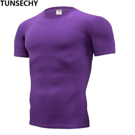 Men's Short Sleeve Compression T-shirts image 20
