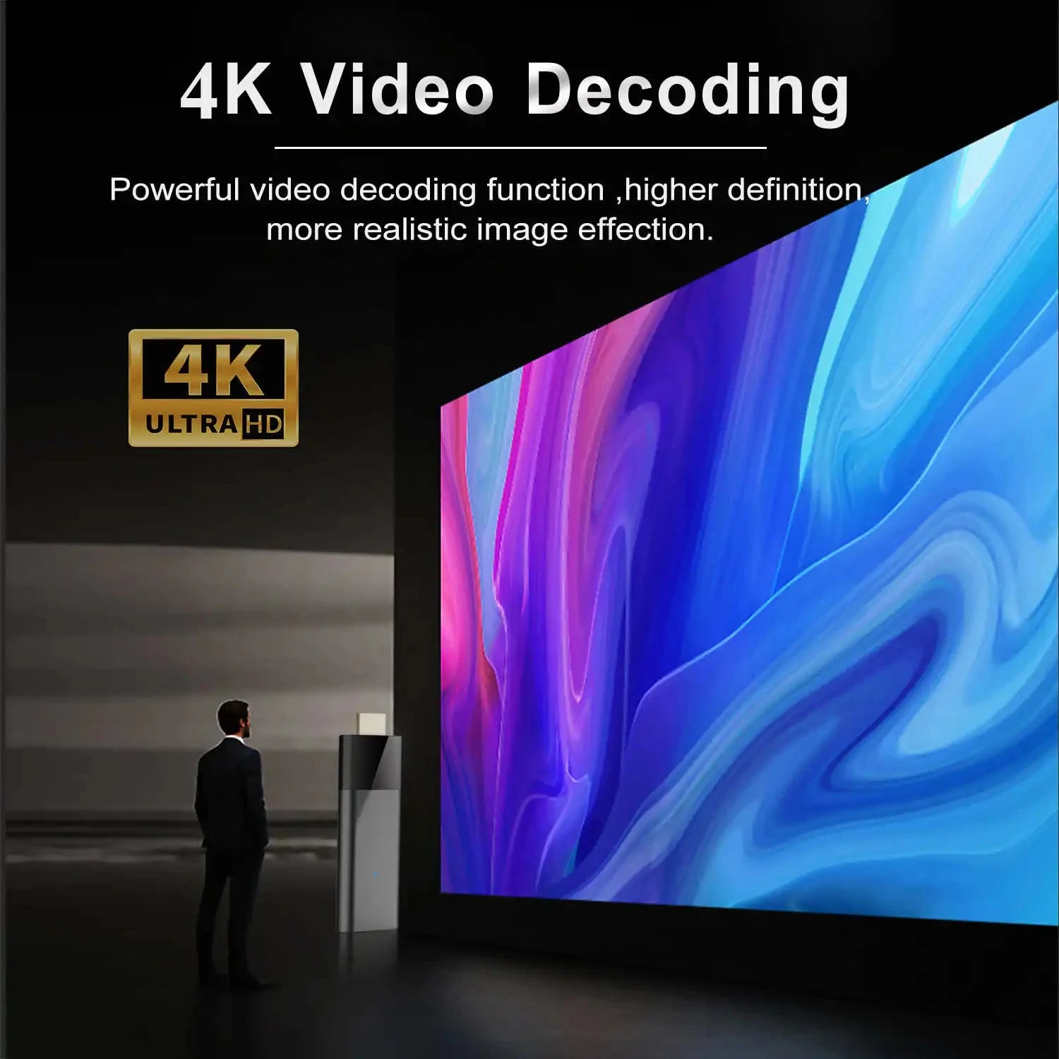 Q6 Android 10 TV Stick HDR Set Top OS 4K 1080P WiFi 6 2.4/5.8G Smart TV Sticks For Google YouTube NETFLIX Network Media Player image 12