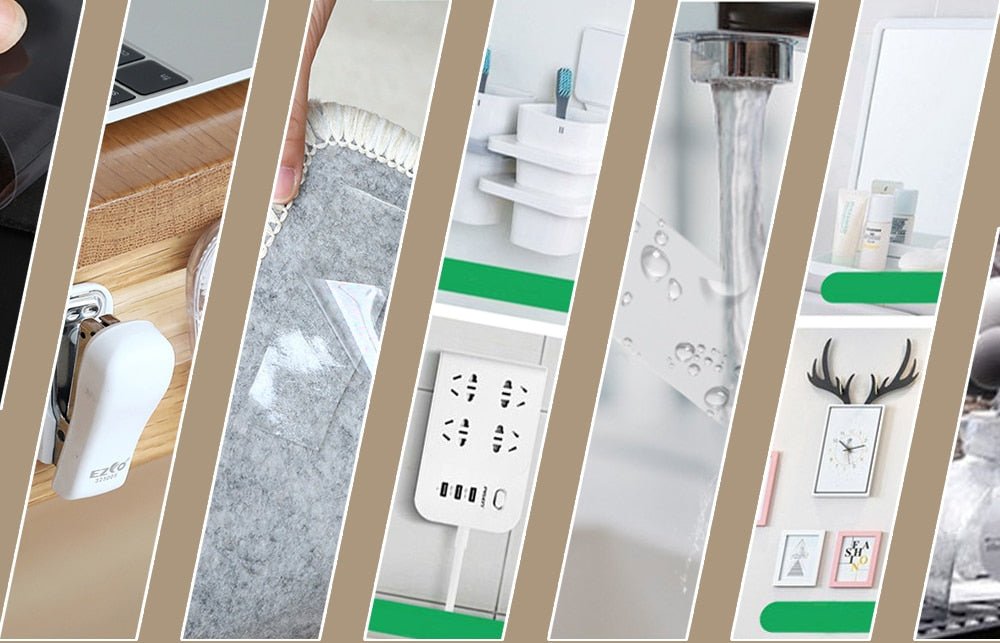 Transparent Washable and Reusable Double-Sided Adhesive Tape image 14