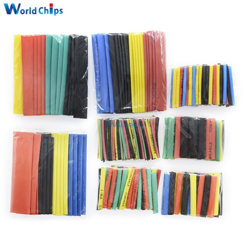 Polyolefin Heat Shrink Tubing Cable Sleeves Wrap | Heat Shrink Tubing Wire Wrap Cable Sleeve Assortment Electric Insulation Tube image 12