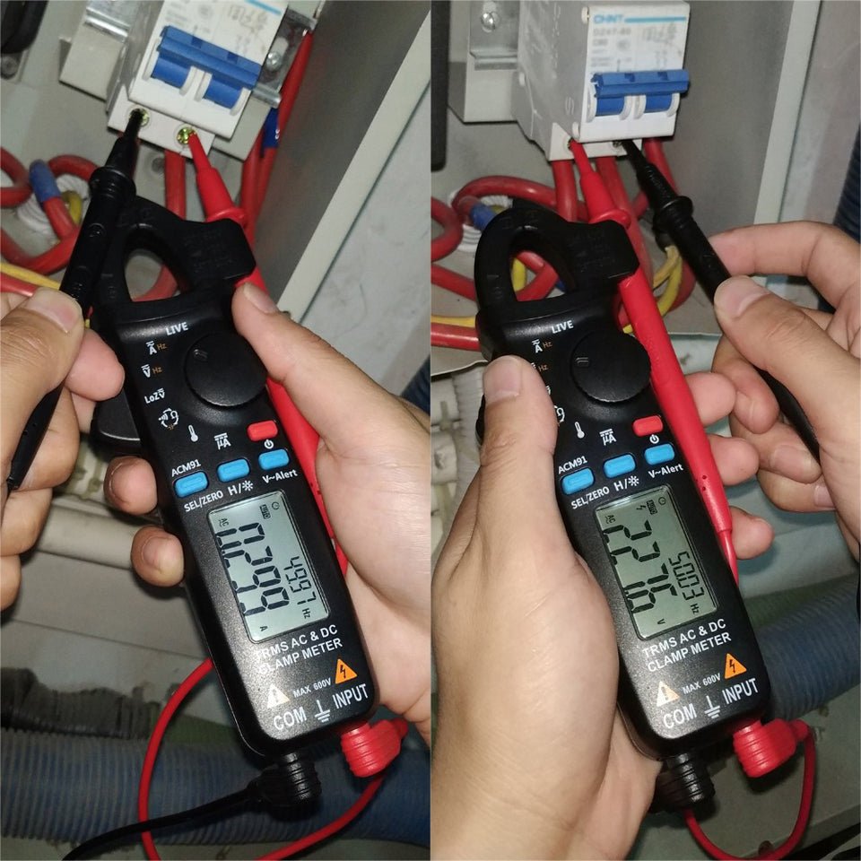 High-Precision Digital Clamp Meter – T-RMS Multimeter for DC/AC, Voltage, Temp, and More image 22