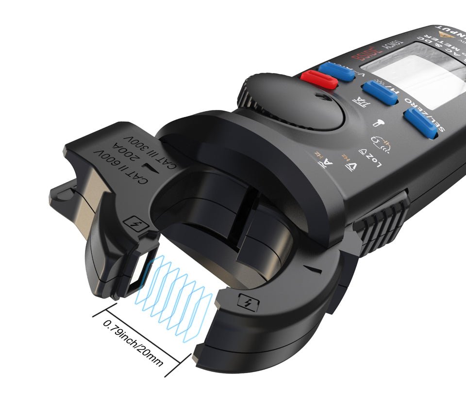 High-Precision Digital Clamp Meter – T-RMS Multimeter for DC/AC, Voltage, Temp, and More image 2