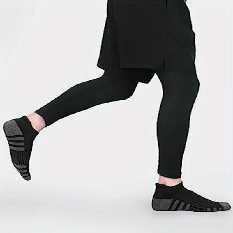 6 Pairs Ankle Athletic Running Socks Cushioned Cotton Breathable Low Cut Sports Tab Socks For Men And Women image 18