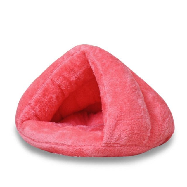 Pets Winter Warm Cozy Beds for Cats Dogs - Pink, 40x40x30CM image