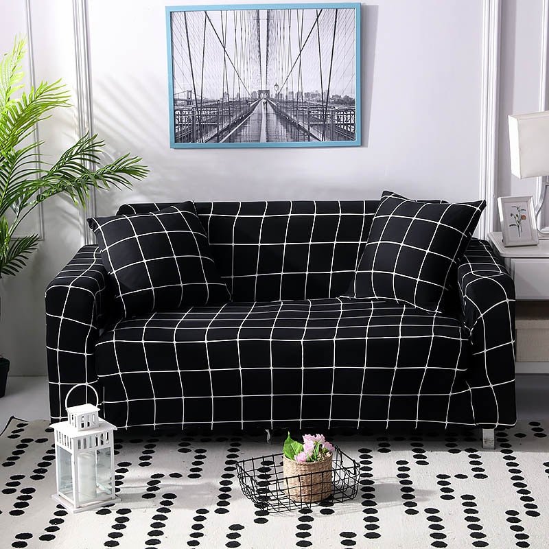 Elastic Stretch Sectional Sofa Slipcovers image 43