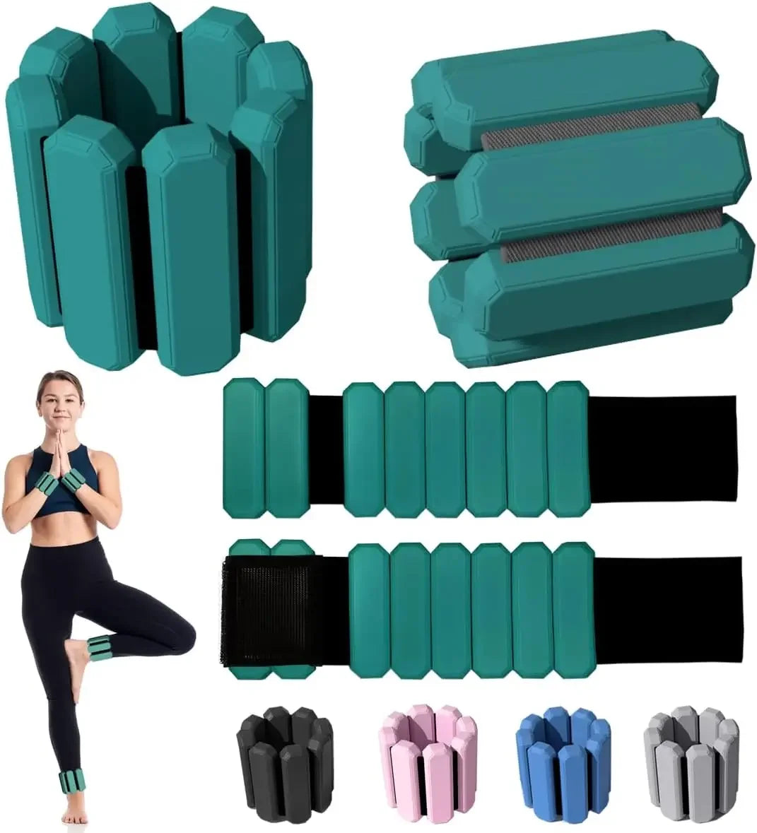 Weighted Bracelets for Yoga & Fitness – Adjustable Wrist & Ankle Weights for Enhanced Workouts image 7