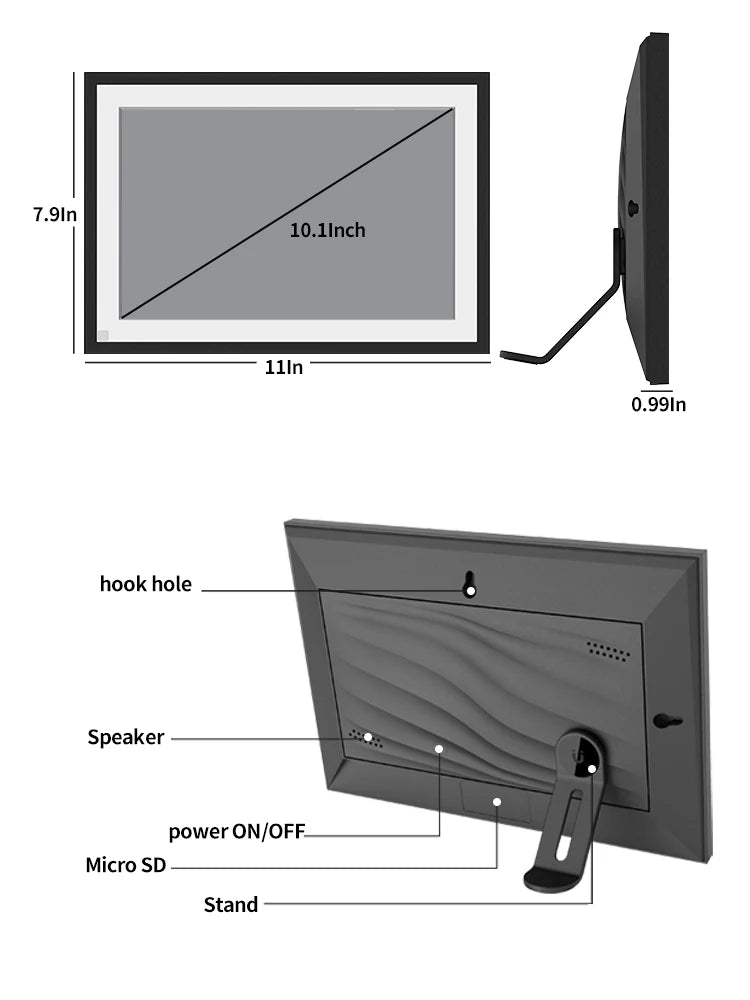 Frameo 10.1 Inch WiFi Digital Picture Frame image 14