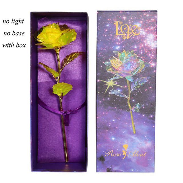 24K Foil Plated Golden Rose image 14