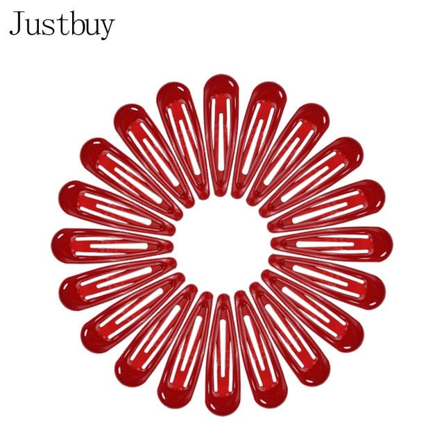 Snap Hair Clips - red image