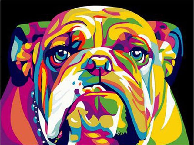 Oil Painting By Numbers Canvas Pictures Set Animals 50x40cm - SZGD634, 50X40cm No Frame image