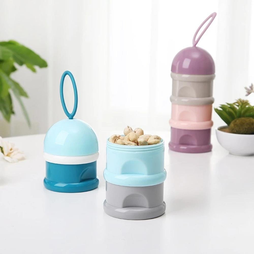 3 layer Frog Style Portable Baby Food Storage Box | Essential Kid's Food Container image 12