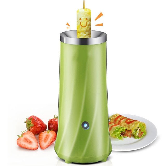 Electric Multifunctional Mini Egg Roll and Omelette Maker - Green image