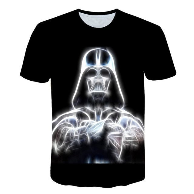 New Novelty 3D Printed Kids Compression Tee-shirt image 3