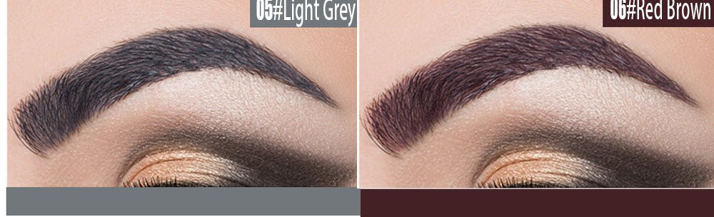 5-Color Four-Pronged Eyebrow Pencil Eyebrow Brush Split Liquid Waterproof Long-Lasting Eyebrows Enhancer Pencil Eyebrow Shadow image 40