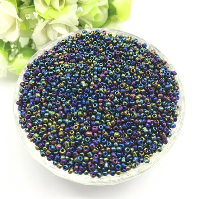 1000pc Czech Glass Seed Beads Accessories for Bracelet and Necklace Jewelry Making - 51 image