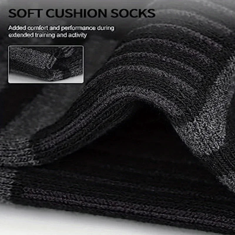 6 Pairs Ankle Athletic Running Socks Cushioned Cotton Breathable Low Cut Sports Tab Socks For Men And Women image 16