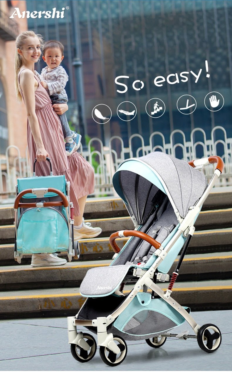 Babyfond 5.8 kg Portable Light Carriage Newborn Baby Stroller image 2