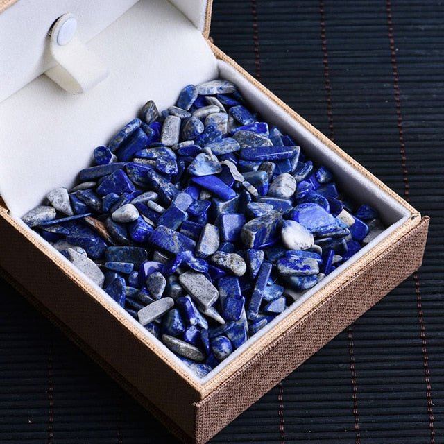 50g Natural Quartz Stones | Crystal mini rock mineral Specimen | Aquarium Stone Home decoration Craft - Lapis lazuli image