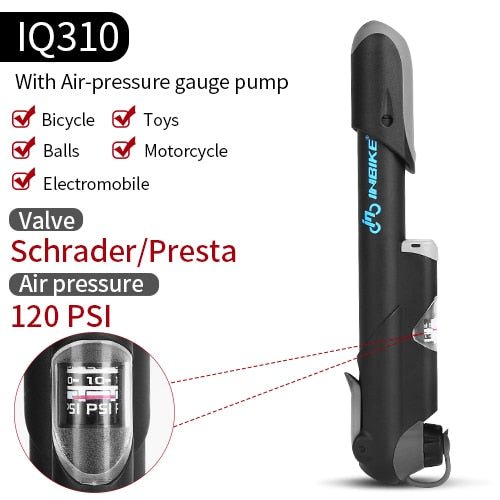 INBIKE Portable Mini Hand Pump Bicycle Cycling Air Pump image 1