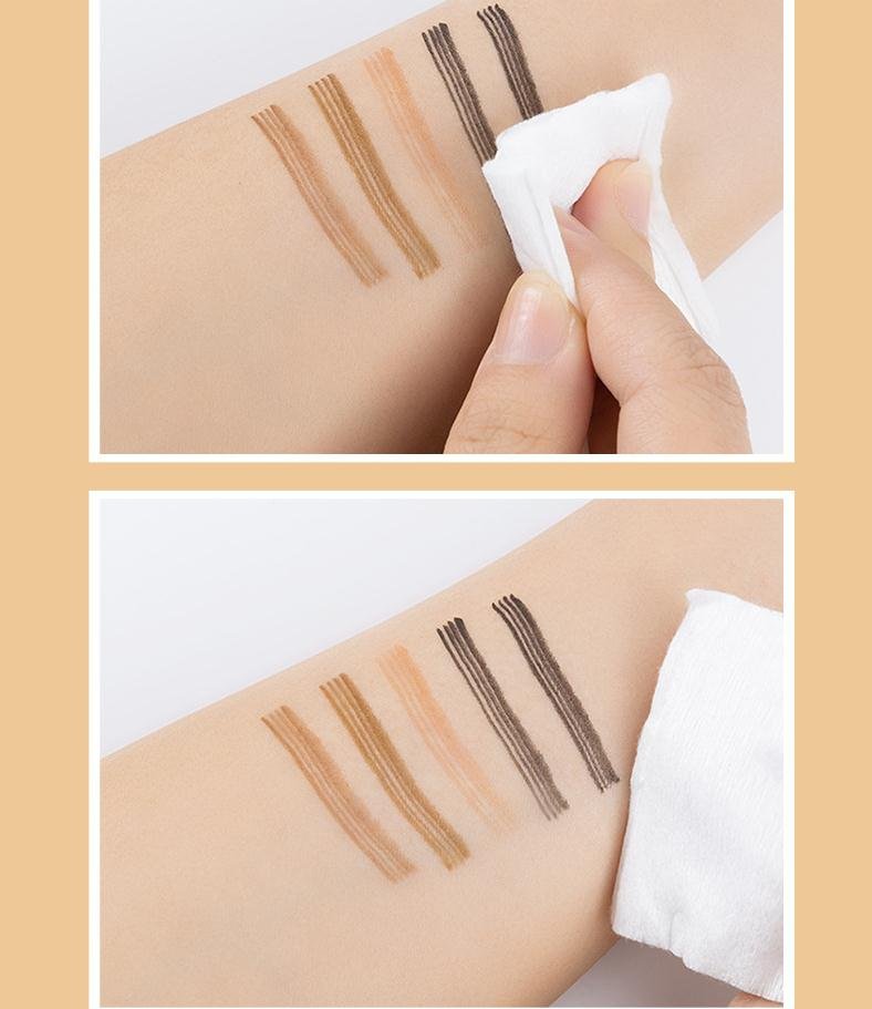 Waterproof Natural Eyebrow Pen Four-claw Eye Brow Tint Makeup three Colors Eyebrow Pencil Brown Black Grey Brush Cosmetics image 3