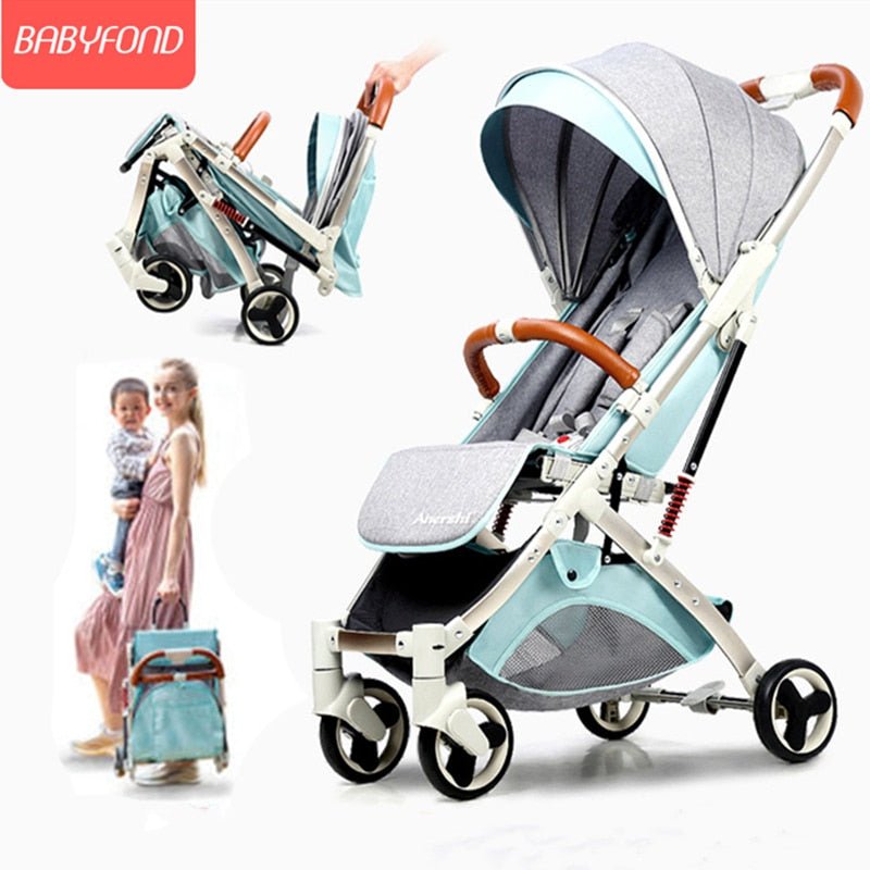 Babyfond 5.8 kg Portable Light Carriage Newborn Baby Stroller image 0