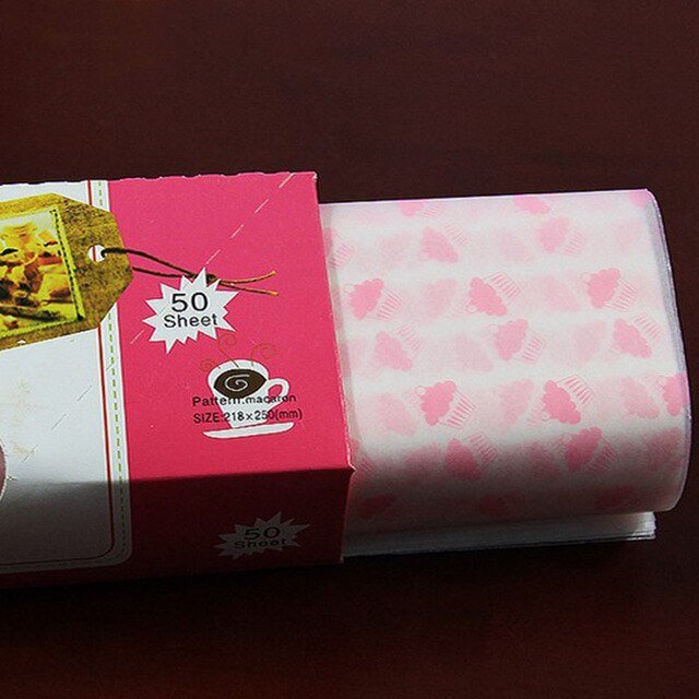 50Pcs/Lot Wax Food Grade Paper | Paper Food Wrappers image