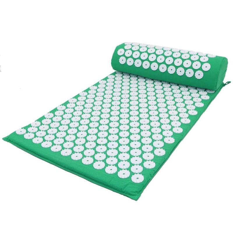 Acupressure Massage Yoga Mat with Pillow – Relaxation, Pain Relief, and Stress Reduction Set image 27