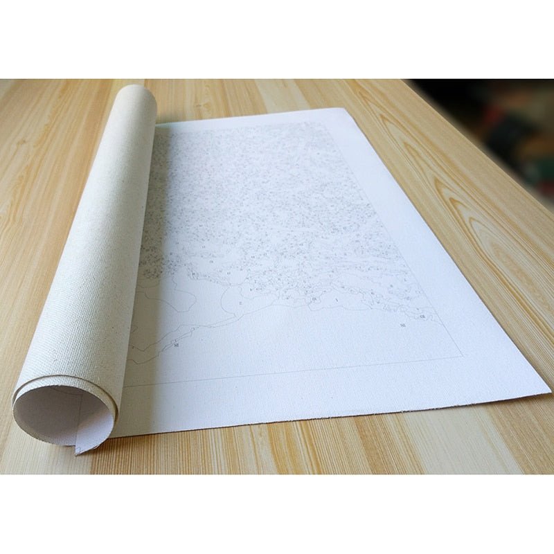 DIY Personalised Custom Oil Paint By Numbers Photo Drawing Canvas image 11